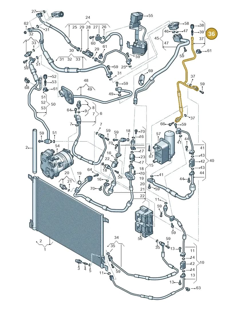 4M0820706P — Audi Q7 (2015-2025) diagram 859260450, position 36