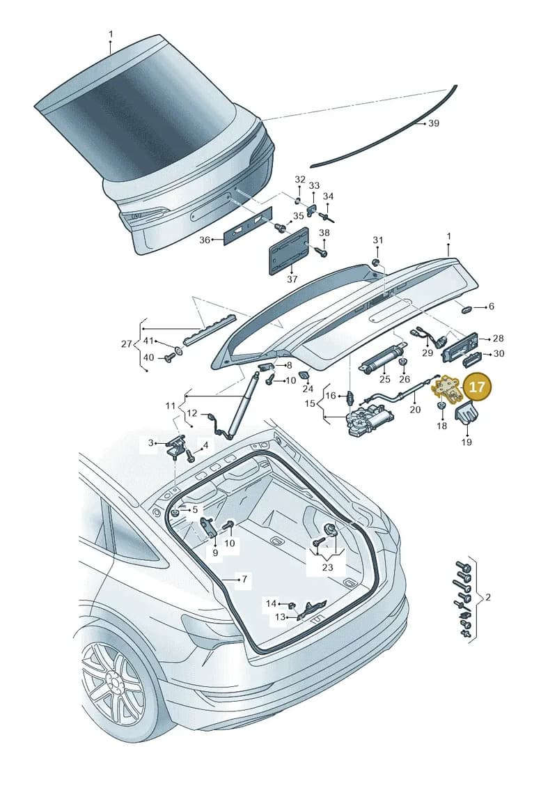 4M0827506F — Audi Q8 e-tron (2018-2025) diagram 586827010, position 17