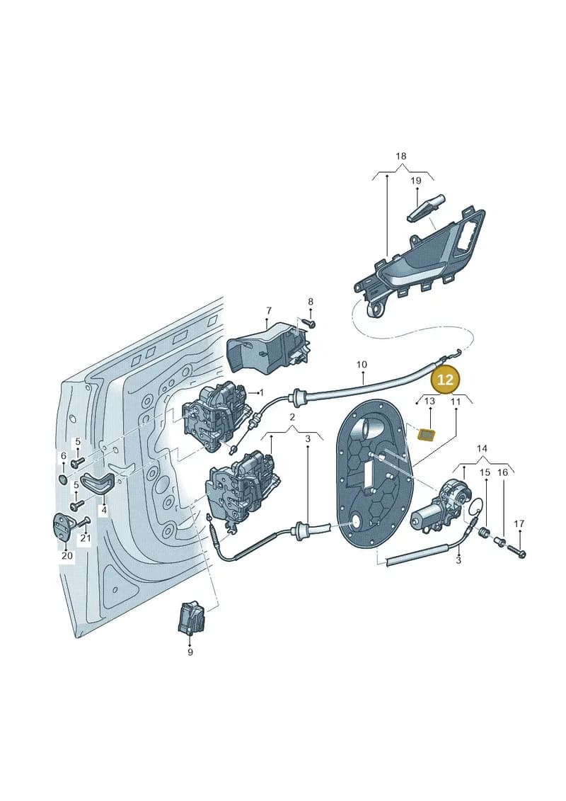 4M0837095 — Audi Q7 (2015-2025) diagram 859837300, position 12