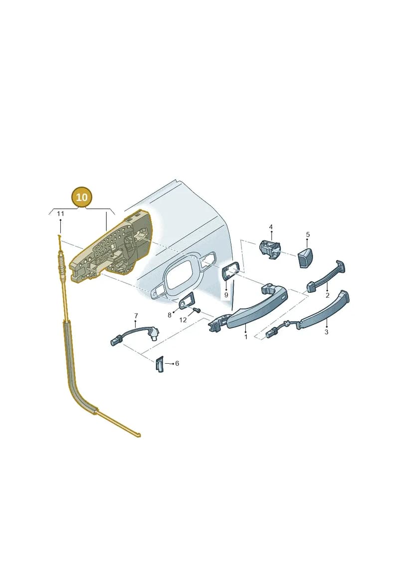 4M0837886A — Audi Q7 (2015-2025) diagram 859839000, position 10