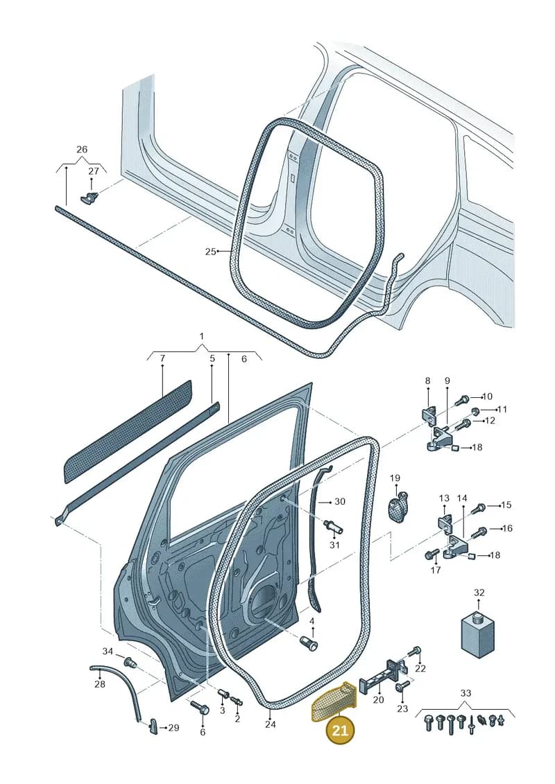 4M0839267 — Audi Q7 (2015-2025) diagram 859833100, position 21