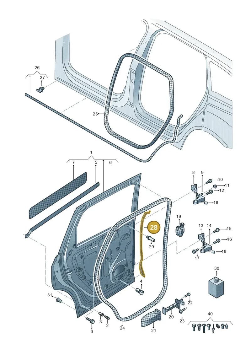 4M0839718E — Audi Q7 (2015-2025) diagram 859833013, position 28