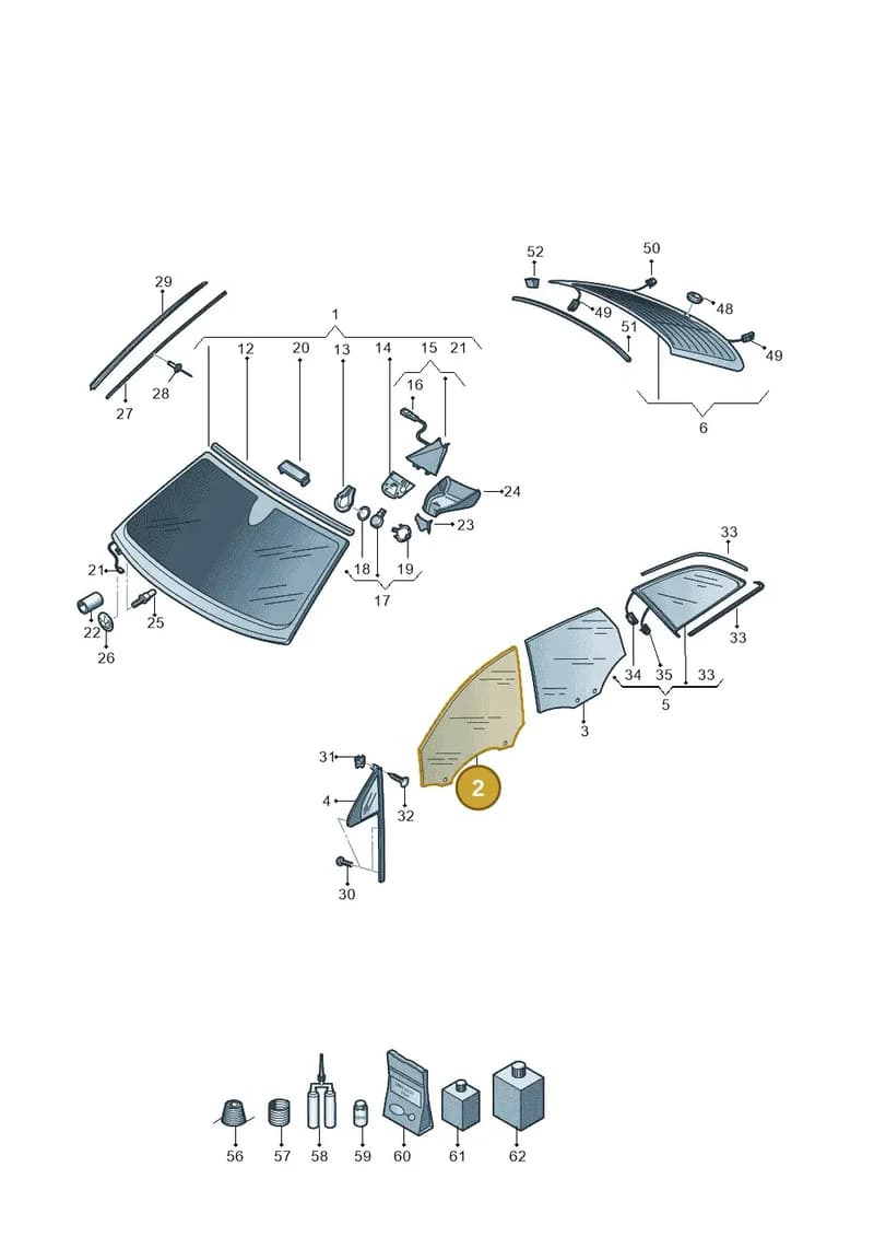 4M0845021G — Audi Q7 (2015-2025) diagram 859845000, position 2
