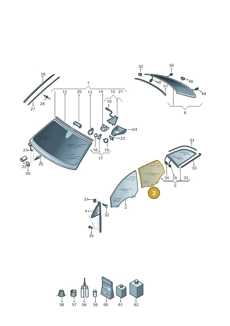4M0845025F — Audi Q7 (2015-2025) diagram 859845000, position 3