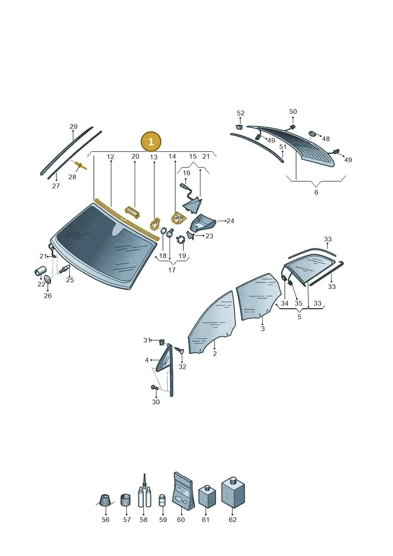 4M0845099ATNVB — Audi Q7 (2015-2025) diagram 859845000, position 1