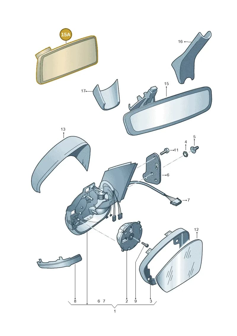 4M0857511N4PK — Skoda Fabia (2014-2022) diagram 797857400, position 15A