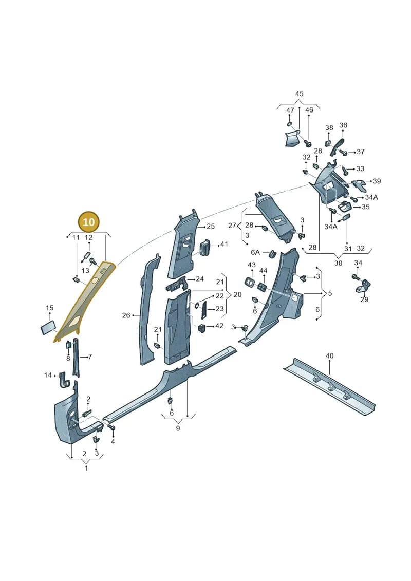 4M0867233H5D3 — Audi Q7 (2015-2025) diagram 859867660, position 10