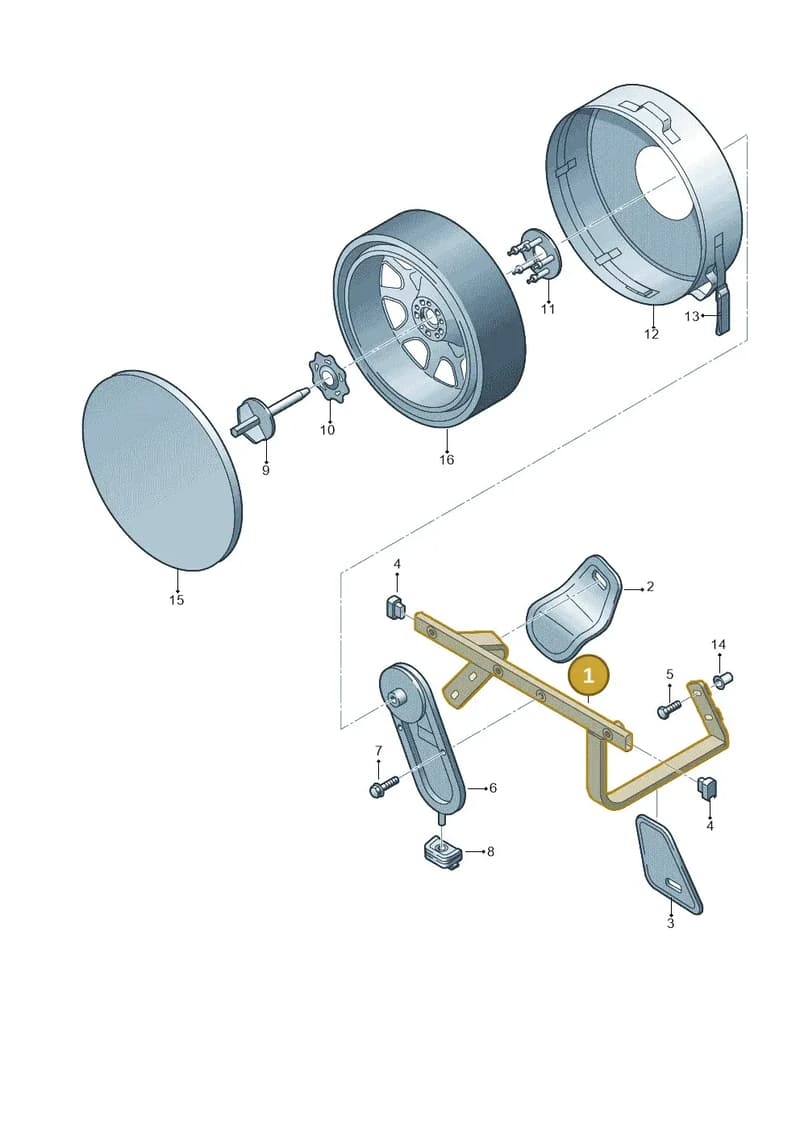 4M0868114 — Audi Q7 (2015-2025) diagram 859867950, position 1