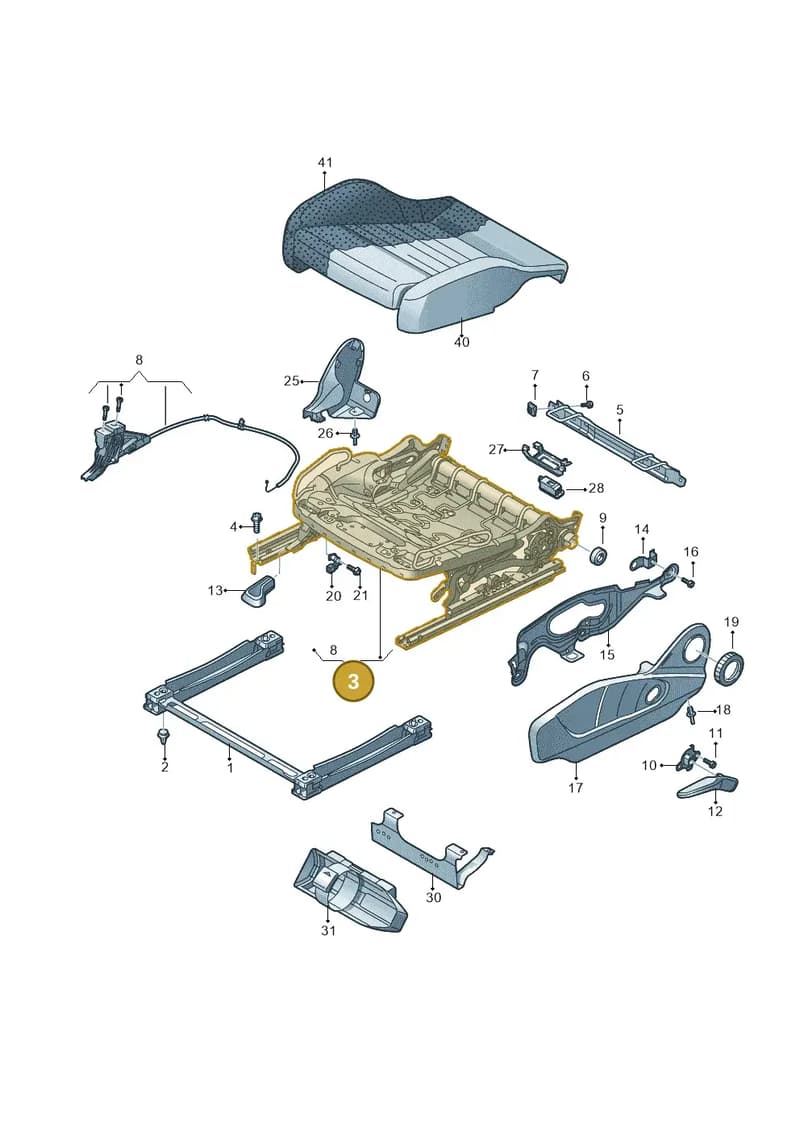 4M0881105N — Audi Q7 (2015-2025) diagram 859881000, position 3