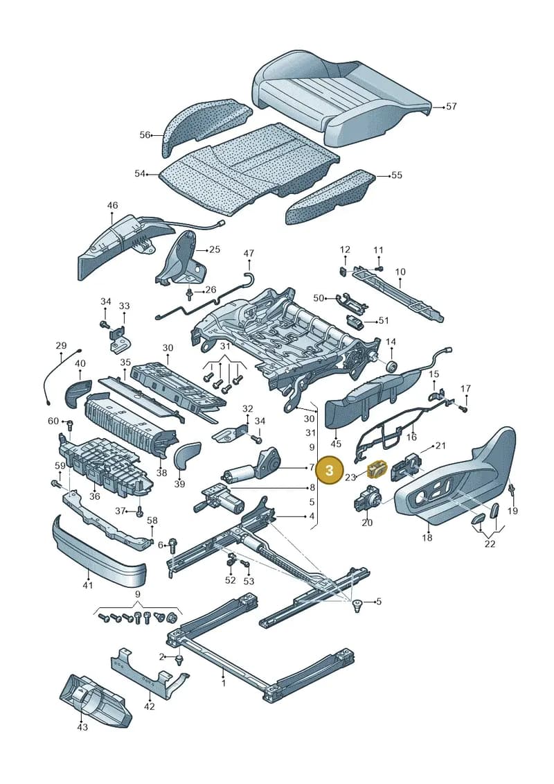 4M0881106R — Audi Q7 (2015-2025) diagram 859881300, position 3