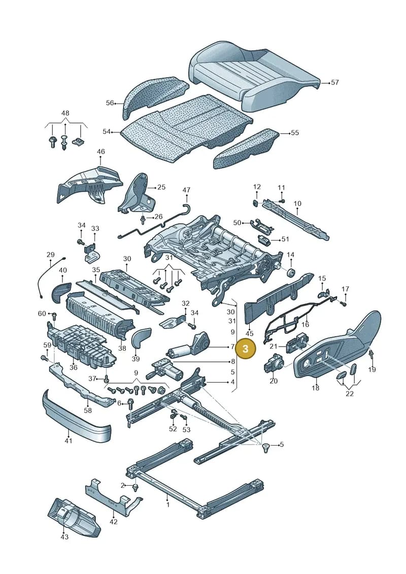 4M0881106R — Audi Q7 (2015-2025) diagram 859881100, position 3