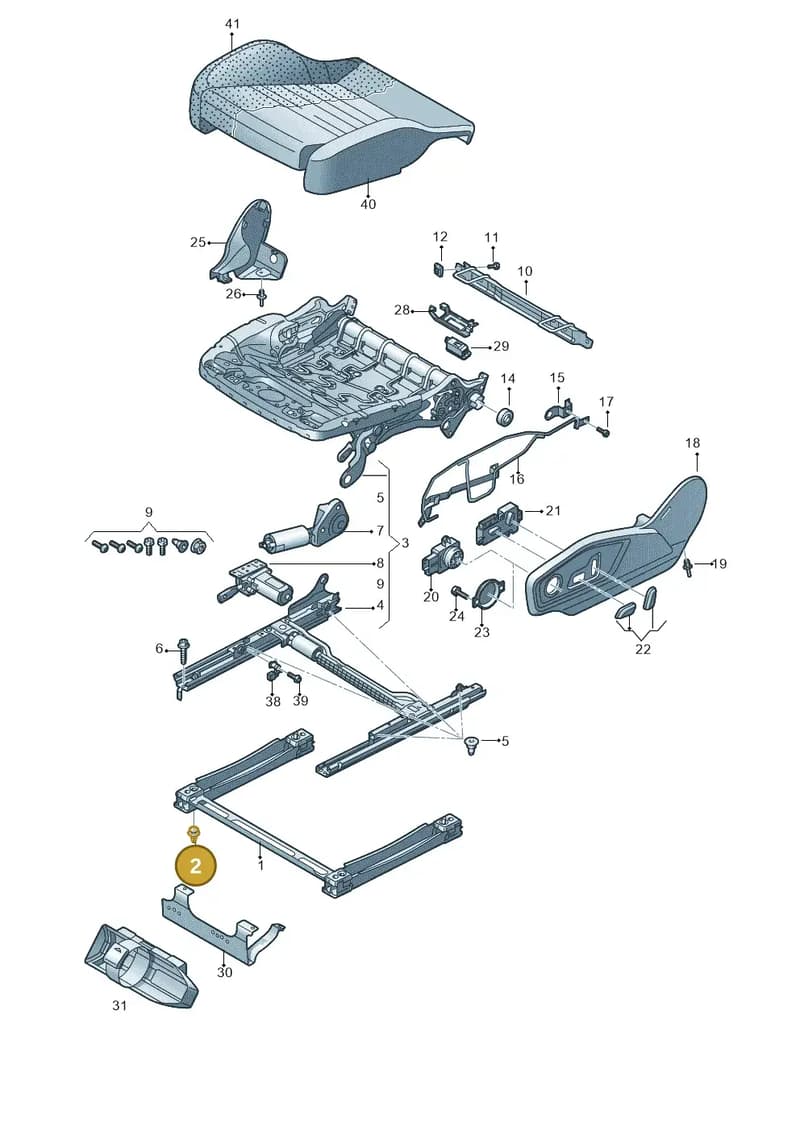 4M0881280 — Audi Q8 (2018-2025) diagram 859881050, position 2