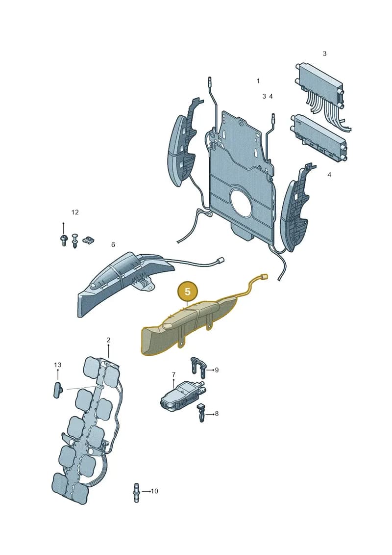 4M0881617 — Audi RS Q8 (2019-2025) diagram 859959240, position 5