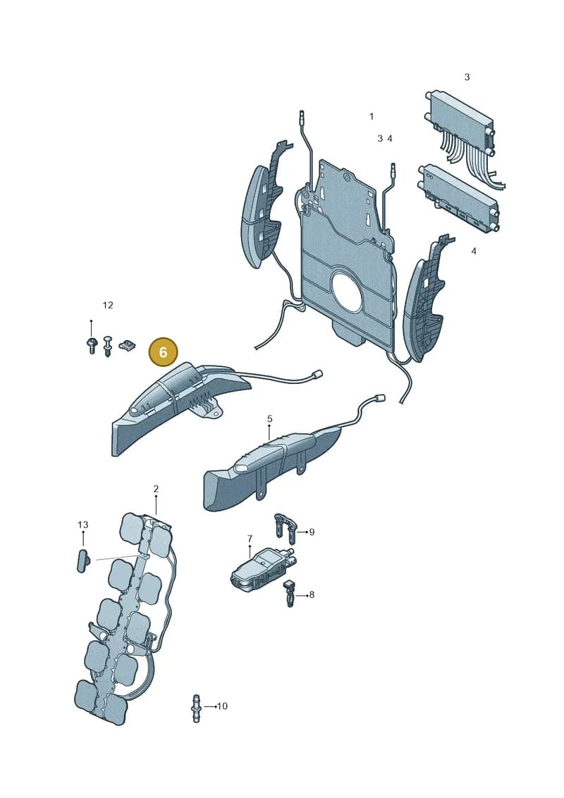 4M0881618 — Audi RS Q8 (2019-2025) diagram 859959240, position 6