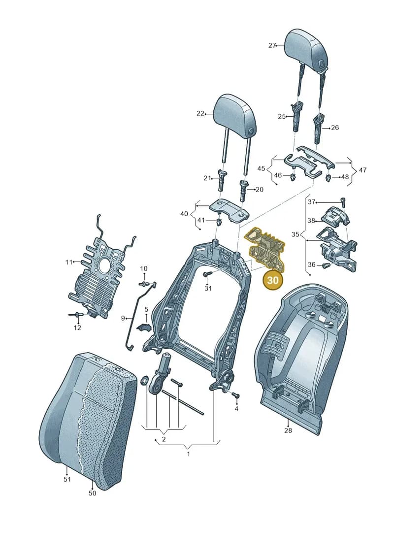 4M0881627 — Audi RS Q8 (2019-2025) diagram 859881510, position 30