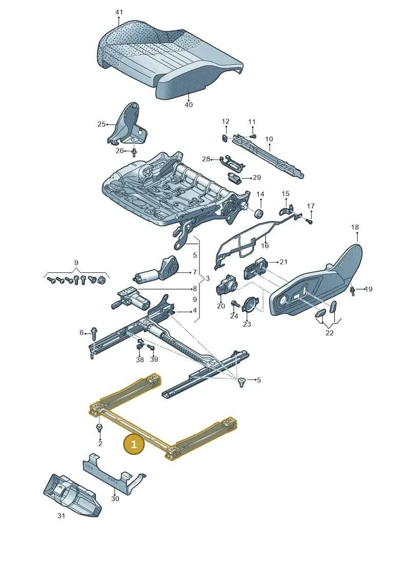 4M0881677A — Audi Q7 (2015-2025) diagram 859881050, position 1