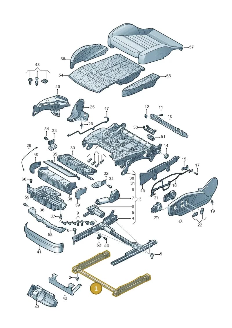 4M0881677A — Audi Q7 (2015-2025) diagram 859881100, position 1