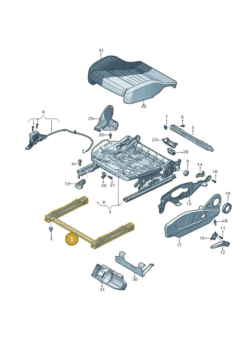 4M0881677A — Audi Q7 (2015-2025) diagram 859881000, position 1