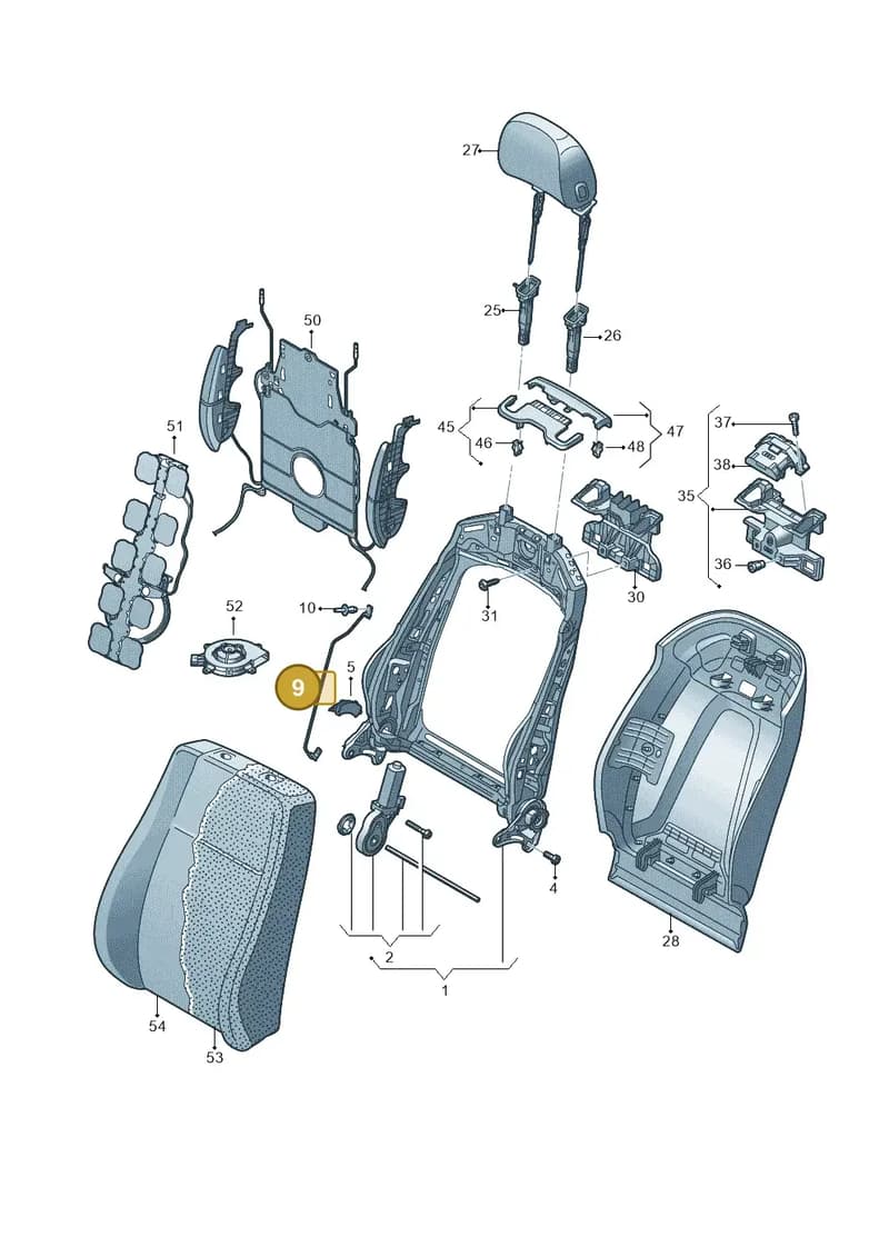 4M0881881 — Audi RS Q8 (2019-2025) diagram 859881530, position 9