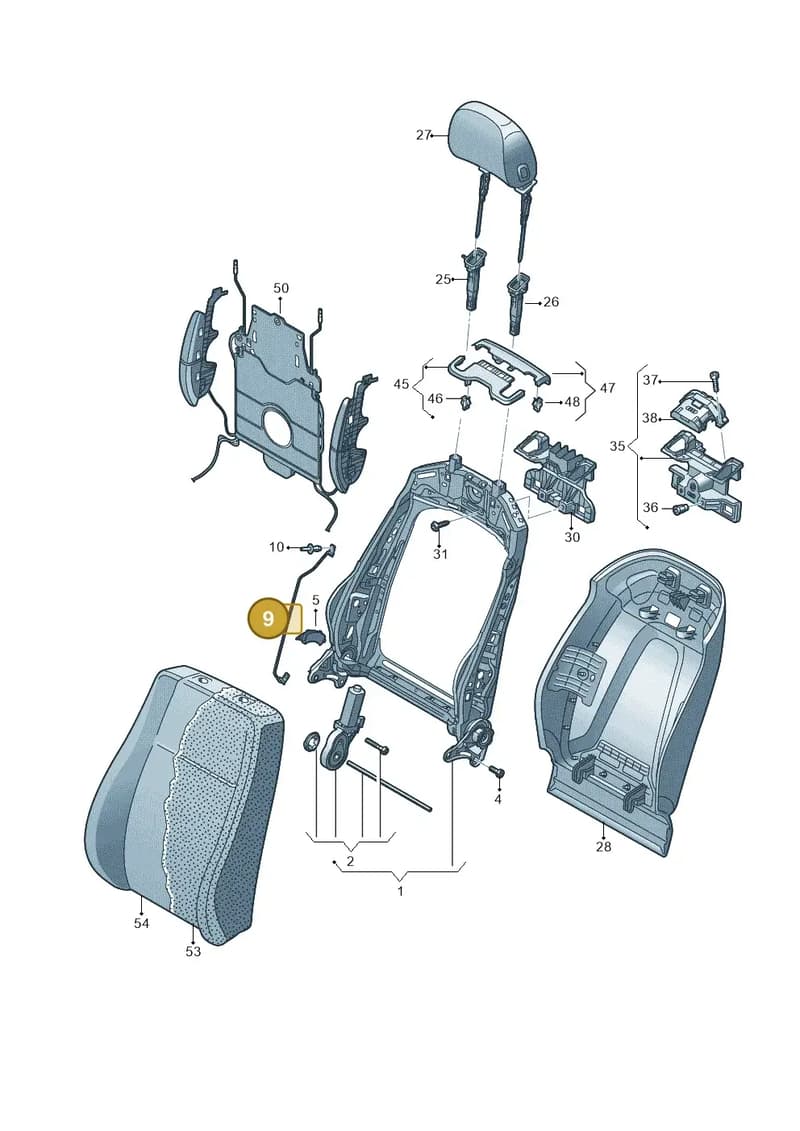 4M0881882 — Audi Q7 (2015-2025) diagram 859881520, position 9