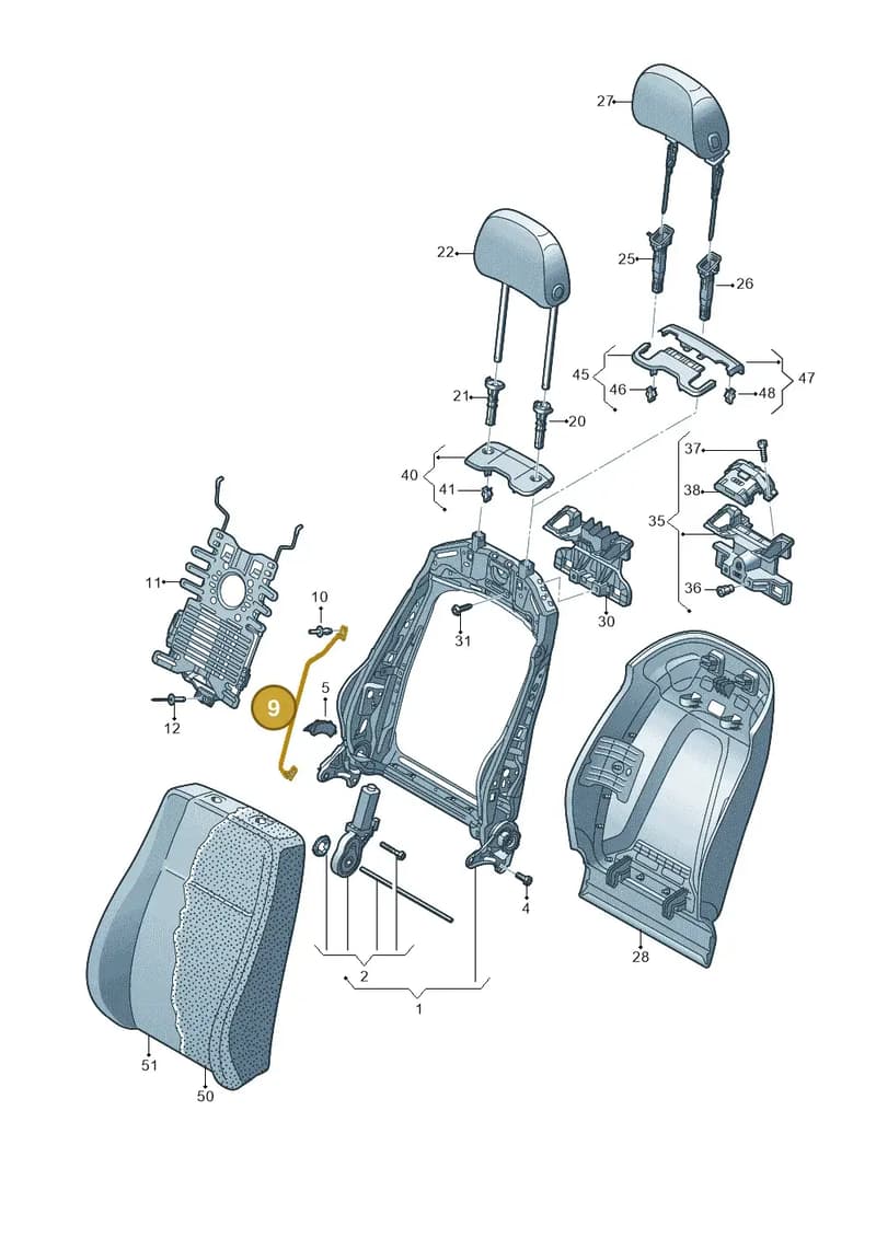 4M0881882 — Audi RS Q8 (2019-2025) diagram 859881510, position 9
