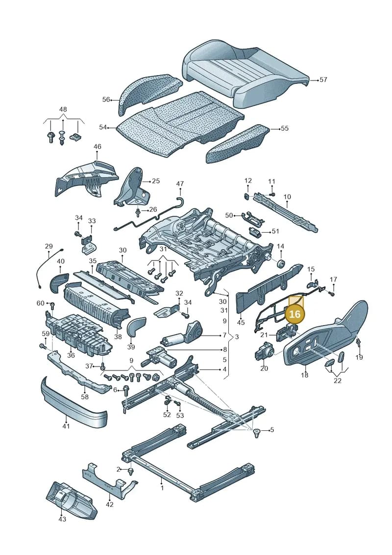 4M0882634B — Audi Q7 (2015-2025) diagram 859881100, position 16