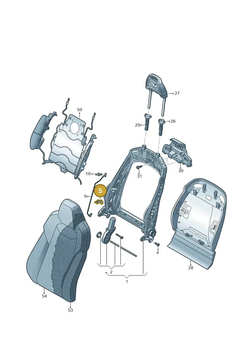 4M0882651 — Audi RS Q8 (2019-2025) diagram 429881520, position 5
