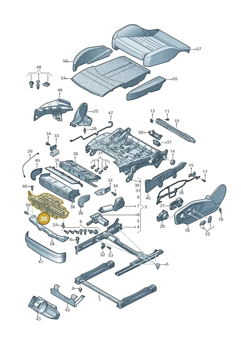 4M0882776 — Audi RS Q8 (2019-2025) diagram 859881100, position 36