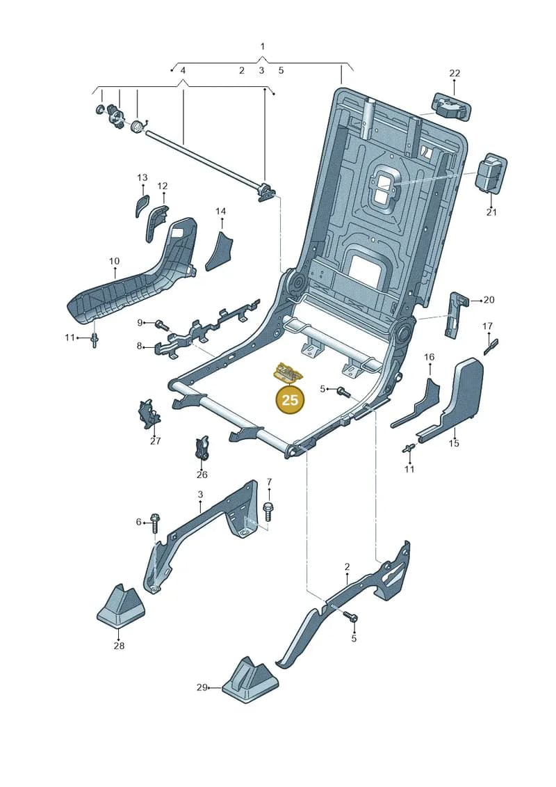 4M0883533 — Audi Q7 (2015-2025) diagram 859883050, position 25
