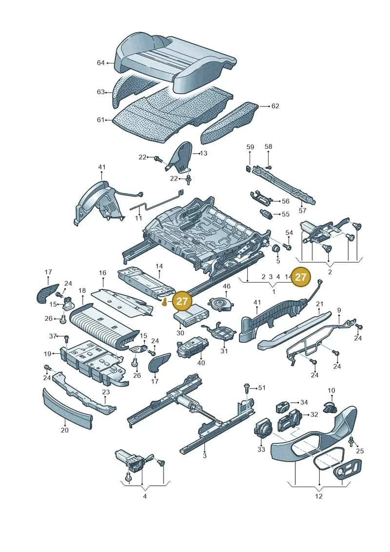 4M0898022 — Audi RS6 Avant (2019-2025) diagram 435881200, position 27