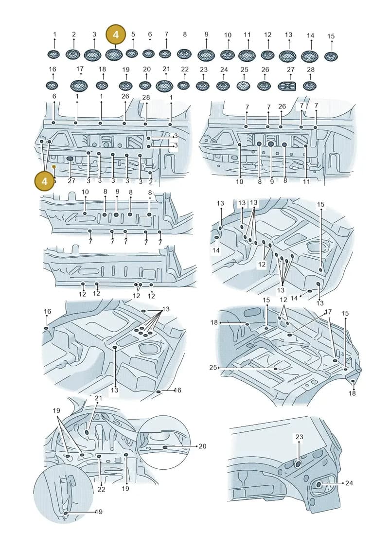 4M0899182 — Audi Q5 (2016-2025) diagram 896803360, position 4