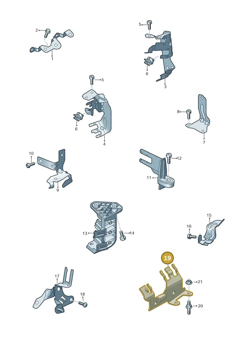 4M0906217A — Audi Q7 (2015-2025) diagram 859971010, position 19