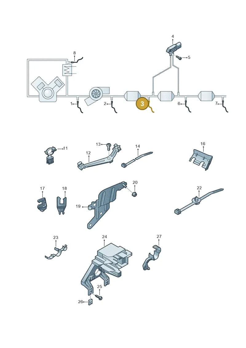 4M0906262J — Audi Q8 (2018-2025) diagram 429906011, position 3