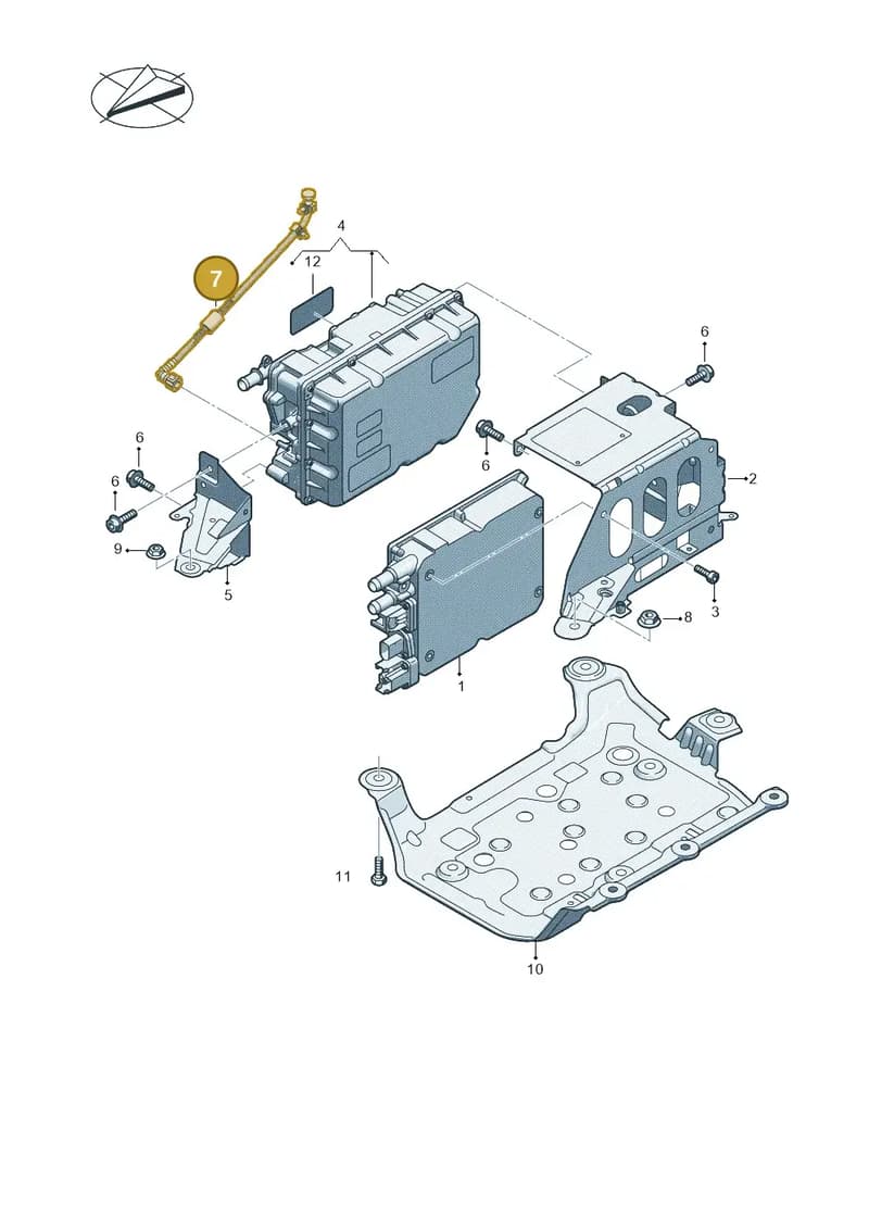 4M0907272D — Audi Q8 (2018-2025) diagram 429907082, position 7