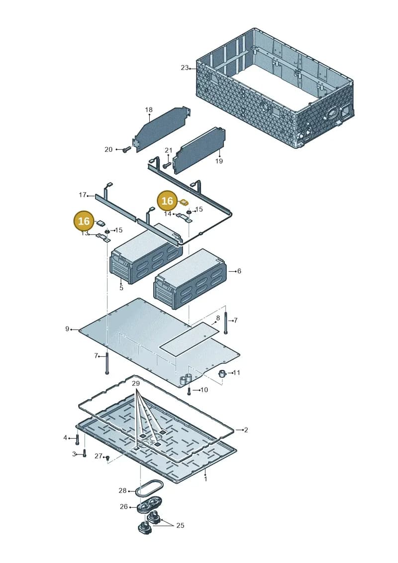4M0915151B — Audi Q8 (2018-2025) diagram 859915082, position 16