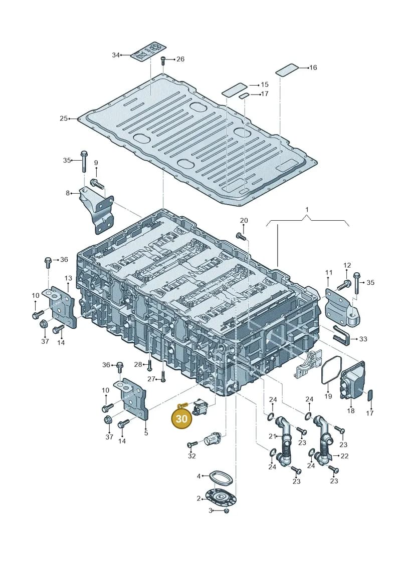 4M0915157 — Audi Q8 (2018-2025) diagram 429915500, position 30