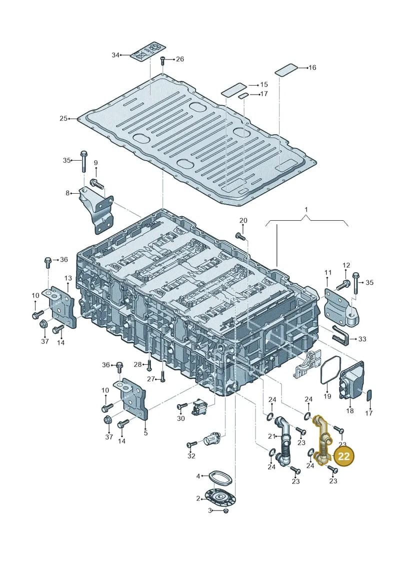 4M0915249AJ — Audi Q8 (2018-2025) diagram 429915500, position 22