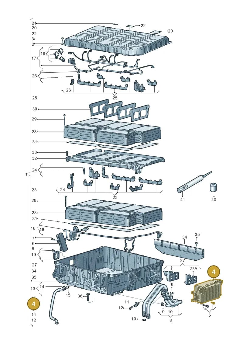4M0915253E — Audi Q7 (2015-2025) diagram 859915500, position 4