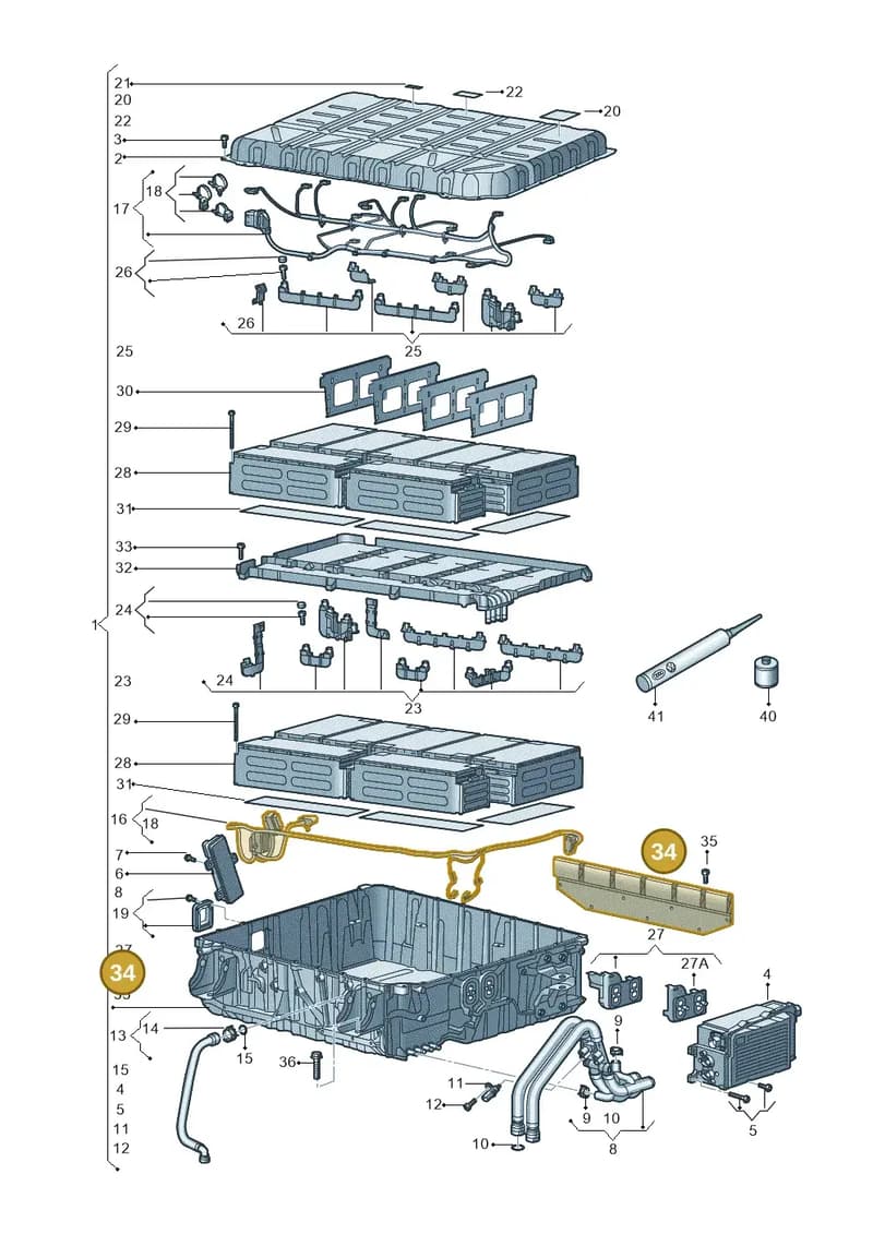4M0915349A — Audi Q7 (2015-2025) diagram 859915500, position 34