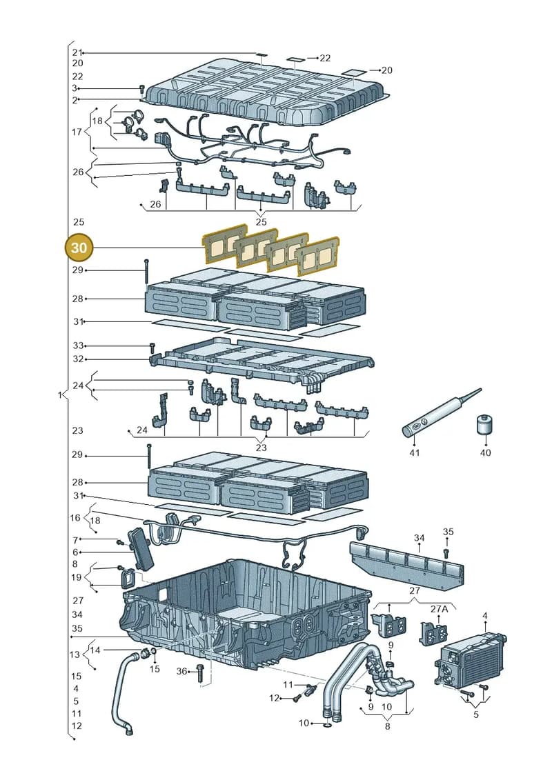 4M0915349 — Audi Q7 (2015-2025) diagram 859915500, position 30