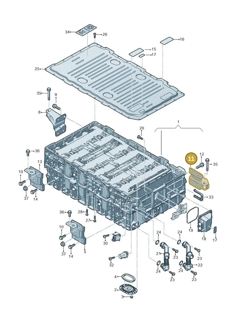 4M0915372C — Audi Q8 (2018-2025) diagram 429915500, position 11