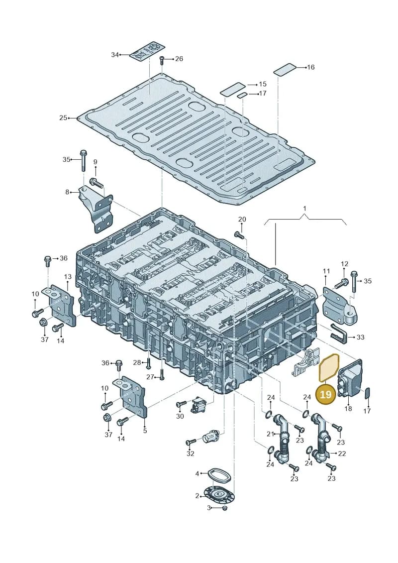 4M0915433A — Audi Q8 (2018-2025) diagram 429915500, position 19