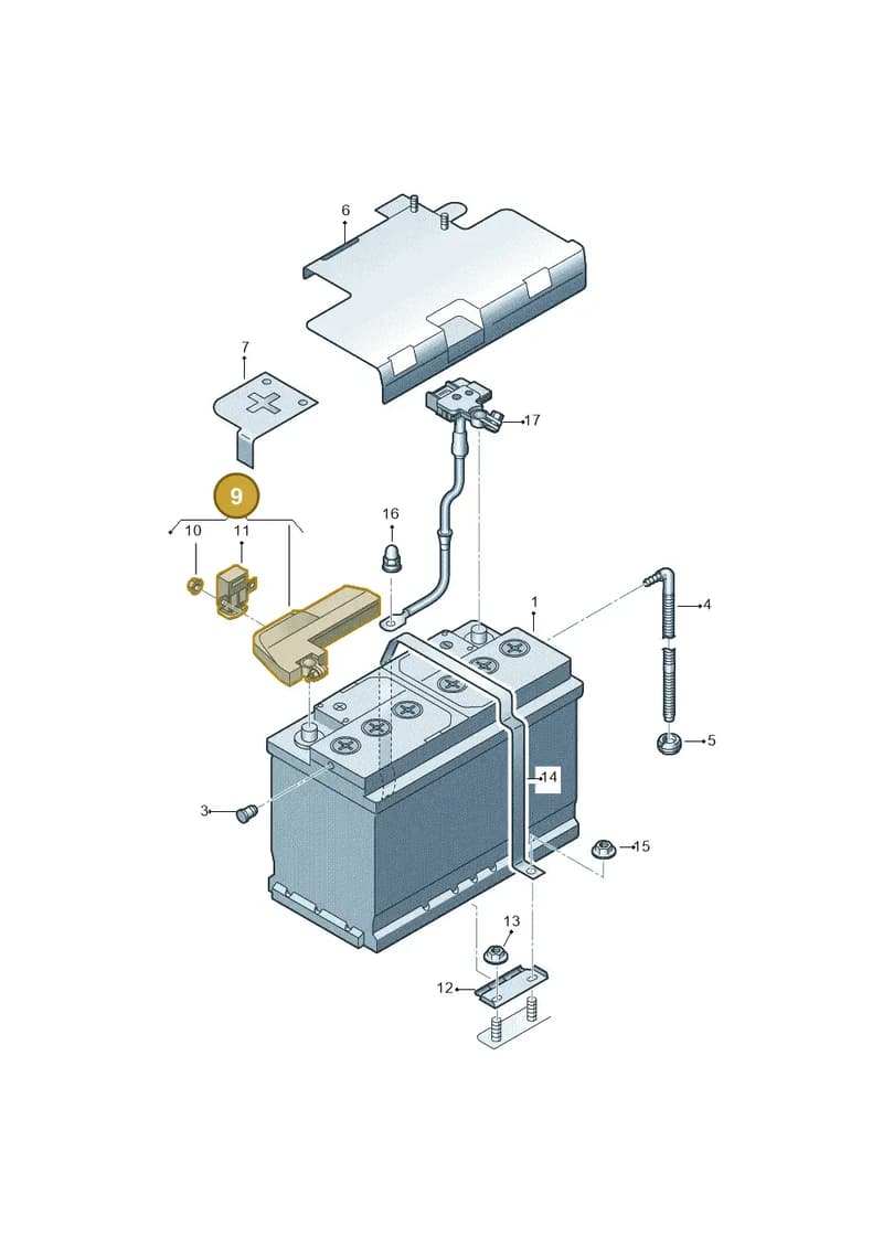 4M0915459J — Audi Q7 (2015-2025) diagram 859915000, position 9