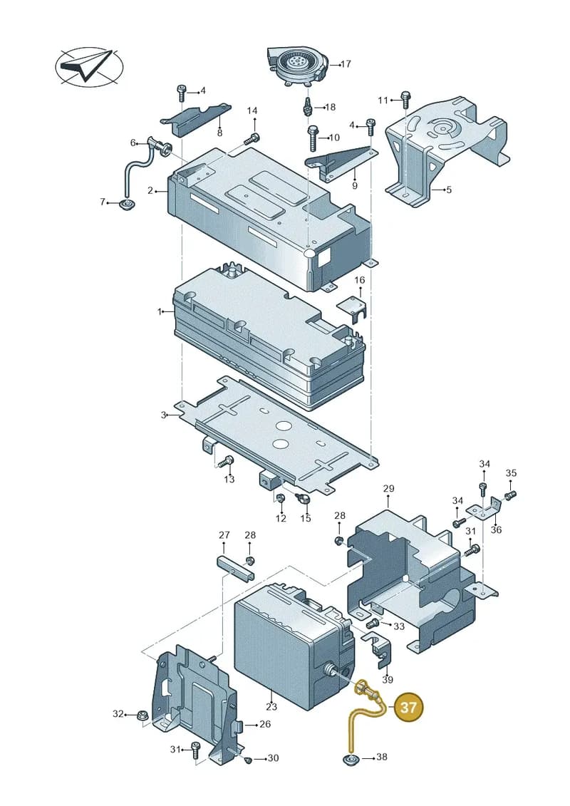 4M0915500B — Audi Q7 (2015-2025) diagram 859915050, position 37