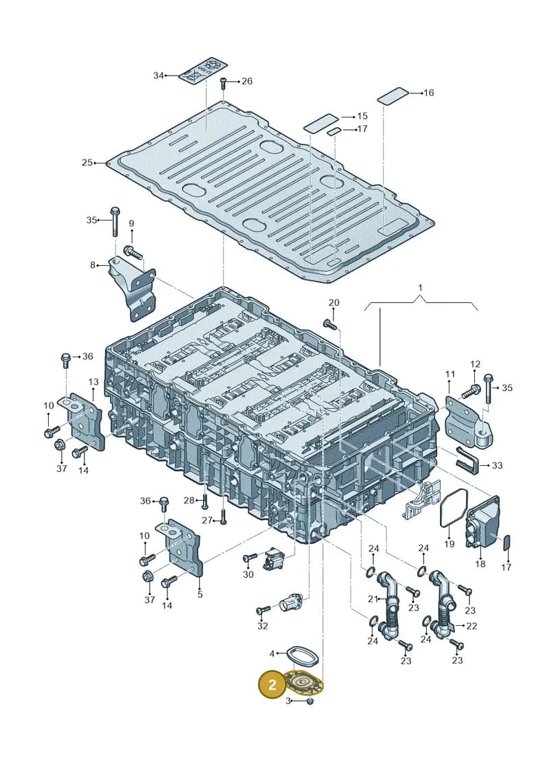 4M0915502D — Audi Q8 (2018-2025) diagram 429915500, position 2