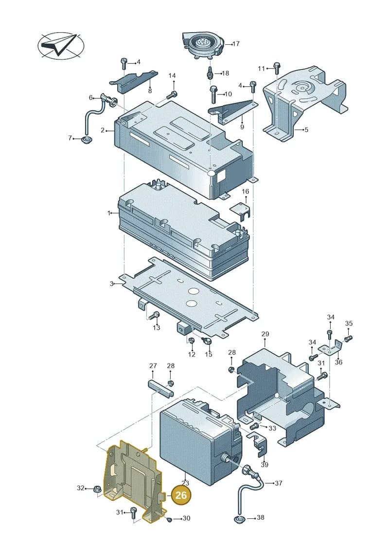 4M0915514 — Audi Q7 (2015-2025) diagram 859915050, position 26