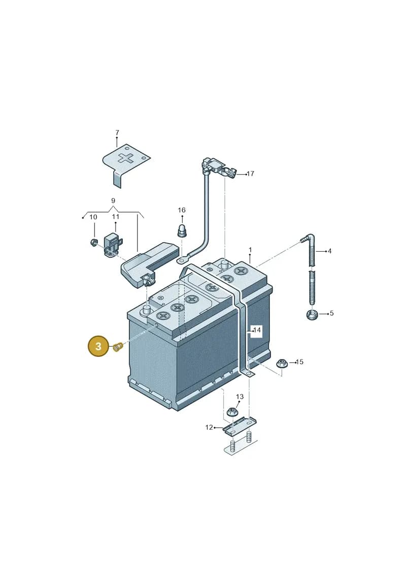 4M0915524H — Audi RS Q8 (2019-2025) diagram 429915000, position 3