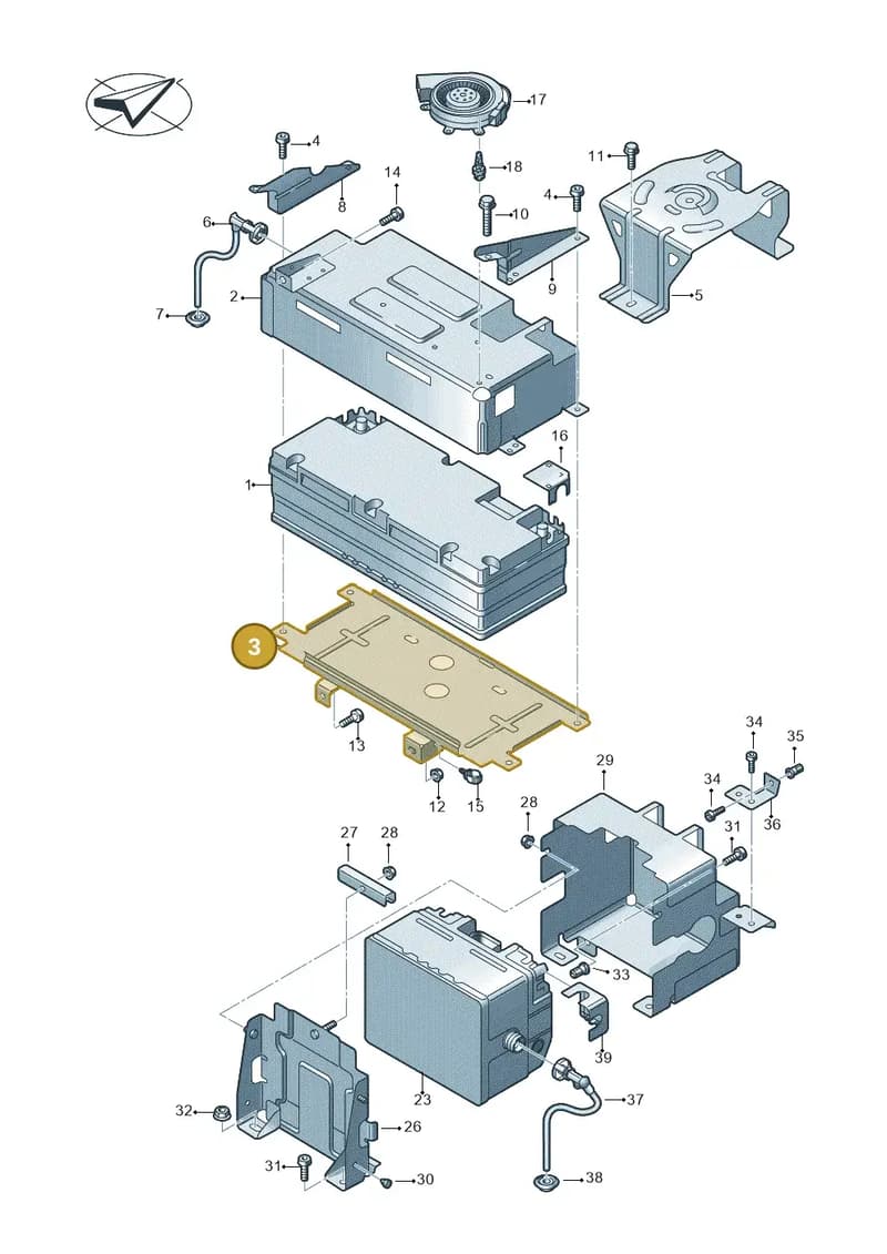 4M0915524K — Audi Q7 (2015-2025) diagram 859915050, position 3