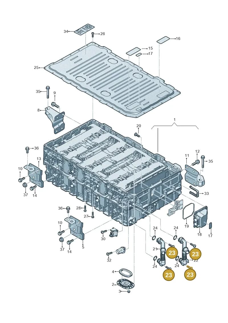 4M0915822 — Audi Q8 (2018-2025) diagram 429915500, position 23
