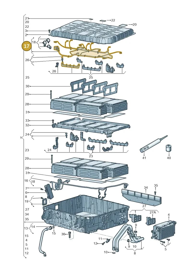 4M0915901A — Audi Q7 (2015-2025) diagram 859915500, position 17